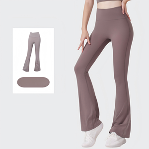 USA Classic Elastic High Waist Women <b>Flare</b> <b>Leggings</b> Yoga <b>Flare</b> <b>Leggings</b> for Casual Daily and Gym Sports Yoga Gym Daily Casual - Product Image 5
