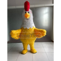 Hengyue Publicité Commerciale Poulet Gonflable Géant Cosplay Mascotte Costume Coq Blow Up Costume Gonflable Animaux Mascotte