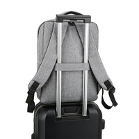 Sac à dos d'école unisexe de luxe pour étudiants, avec logo personnalisé, imperméable, antivol, en tissu Oxford, avec fermeture éclair, pour ordinateur portable et port USB