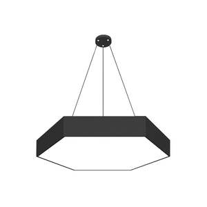 Hot Bán đèn chùm hiện đại rỗng rắn hình lục giác LED ánh sáng mặt dây chuyền cho quán cà phê văn phòng cửa hàng Studio chiếu sáng - Product Image 2