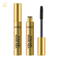 OEM ODM Mascara imperméable pour les yeux Mascara végétalien d'allongement de marque privée Mascara 4D en fibre de soie Mascara de cils personnalisé en gros