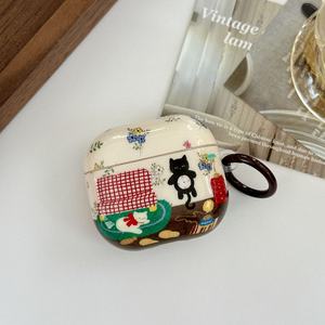 IMD Black Cat Style Protective Shell for <b>AirPods</b> Pro 1 2 3 Earphone <b>Cover</b> Full Coverage TPU for <b>AirPods</b> 1 2 3 4 Earphone <b>Case</b> - Product Image 4