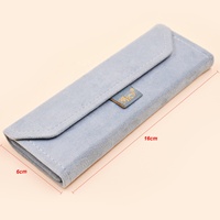Bestpackaging Triangle Etui à Lunettes Pliant Magnétique en Velours pour Lunettes de Soleil Emballage Personnalisé pour Lunettes de Soleil avec Logo Personnalisé
