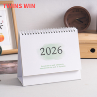 Calendrier de bureau à feuilles mobiles pour l'année scolaire 2026-2027, 18 mois, avec liste de tâches et notes