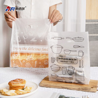 Emballage de cuisson Transparent, sacs à emporter en plastique découpés à la matrice, sac à emporter pour aliments pour boulangerie, vente en gros