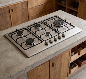 Cuisinière à gaz encastrable certifiée qualité 2026 avec panneau en acier inoxydable, facile à nettoyer et résistante à l'huile - Product Image 2