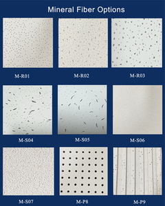 12mm dày Đen sợi khoáng <span class=keywords><strong>tegular</strong></span> đục lỗ trần gạch 2x2 tấm Trần âm thanh cho bệnh viện và trần giả - Product Image 4