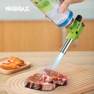 Encendedor de Llama Ajustable de Aleación de Aluminio Verde NURGAZ, Encendedor de Parrilla para Exteriores con Manguera Adaptadora - Product Image 1