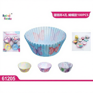 Moldes para Cupcakes con Diseño de Mariposa de 11 cm, 100 Unidades, Marca Peiyong, Modelo 61205, para Hornear, Manualidades y Repostería - Product Image 1