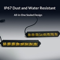 Feux de route LED FT Rock Lights pour Land Rover Defender 90/110/130, feux de jour 3000 lumens 14V
