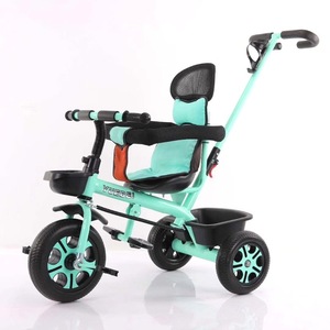 Pabrik grosir anak-anak kursi ganda sepeda roda tiga, dua kursi bayi sepeda roda tiga anak-anak naik mobil dengan kursi belakang/<span class=keywords><strong>3</strong></span> roda tiga 2024 - Product Image 2