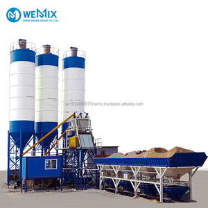 Planta dosificadora de hormigón HZS75 m3 remanufacturada de segunda mano, condición usada, estación mezcladora de hormigón lista para mezclar pequeña de alta calidad - Product Image 1