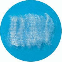 Fibre de polyester 1.4D 38mm, filature vierge, blanc brut, semi-mat, fibre de staple, matériau de rembourrage, siliconé, solide, ZZ