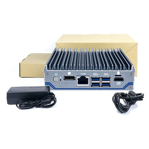 Partaker không quạt Mini PC j4125 nhúng điều khiển công nghiệp DDR4 4 LAN Sim 1 HD 1 dp máy chủ vi văn phòng cấp công nghiệp máy tính - Product Image 6