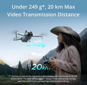 Nouveau modèle DJS Mini 4 Pro Fly More Combo avec RC 2 Original, drone de photographie aérienne professionnel miniature tout-terrain - Product Image 2