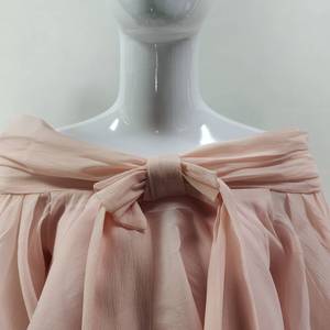 A8605 Migugarment alla moda dolce camicia con <span class=keywords><strong>spalle</strong></span> <span class=keywords><strong>scoperte</strong></span> a <span class=keywords><strong>maniche</strong></span> <span class=keywords><strong>lunghe</strong></span> con <span class=keywords><strong>maniche</strong></span> <span class=keywords><strong>lunghe</strong></span> abito largo da donna Mini abito causale - Product Image 6