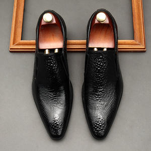 Zapatos de vestir de cuero Oxford de alta gama para hombre, con cordones, para negocios, formales, al por mayor. - Product Image 4