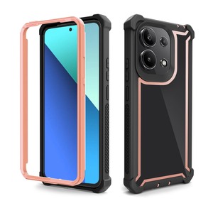 Custodia per telefono Honatop trasparente resistente per Xiaomi <span class=keywords><strong>REDMI</strong></span> NOTE13 14 15 PRO PLUS 4G 5G, <span class=keywords><strong>cover</strong></span> antiurto colorata combinata - Product Image 4