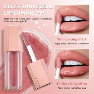 Wholesale Lip Gloss Stick Long Lasting 6-Hour Mineral Formula Soft <b>Waterproof</b> Non-Sticky Finish for Smooth Application - Product Image 2