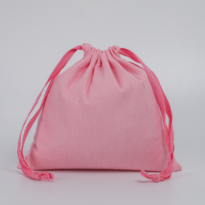 Pochette en tissu personnalisée, petit sac à cordon, sacs d'emballage en coton mousseline bio pour sac anti-poussière - Product Image 6