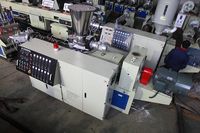 Ligne de fabrication de tuyaux d'irrigation Kitech à double vis avec moteur et boîte de vitesses, conçue pour les extrudeuses