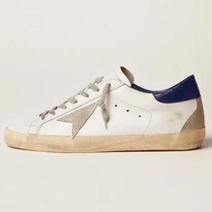 Chaussures de skate de haute qualité, baskets de sport vintage en cuir véritable, lacets respirants, antidérapantes, chaussures décontractées pour hommes - Product Image 1