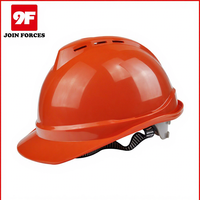 Casque de sécurité industriel léger 9F 6 Point Glow ABS avec haute résistance aux chocs, norme GB2811-2019, option de logo personnalisé