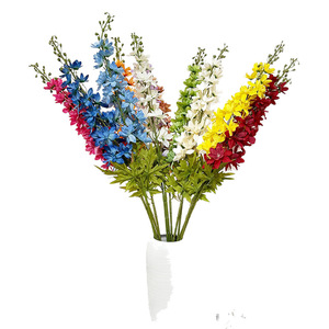 Bouquet de fleurs artificielles en soie Delphinium Meiyu Craft pour mariage, décoration de la maison et accessoires de photographie - Product Image 5