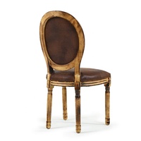 5KS24501-29 Kd Meubles de maison, chaise moderne à dossier haut en bois massif brun, très vendue, pour mariage, salon et parc