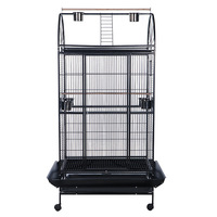 Cage géante XXL pour perroquets, maison pour oiseaux, cage de villa extra-large pour ara, gris africain, cockatoo