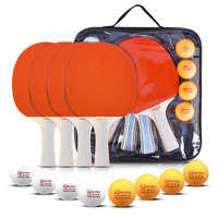 Nouvel Arrivage 2022 – Ensemble de Raquettes de Ping-Pong Personnalisées de Haute Qualité et Économiques (Modèle 001) – Équipement Sportif Durable en Bois Massif – 1 Paire – Vente Flash