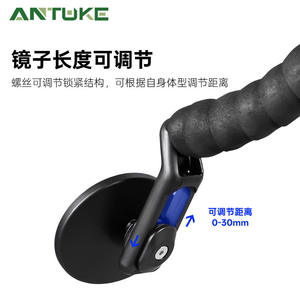 Rétroviseur de vélo LiLioo en acier inoxydable, rotation à 360 degrés, fixation sur guidon, utilisation pour vélo de route, lentille convexe - Product Image 5