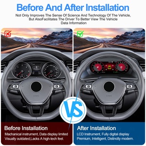 Navihua New Design LCD Instrument <b>Car</b> <b>for</b> Volkswagen VW Jetta 2011-2014 Digital Cluster Linux System Carplay Auto <b>Speedometer</b> - Product Image 4