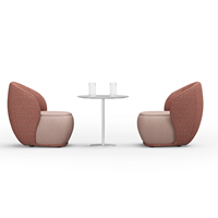 Grands Furniture - Mobilier design moderne - Canapés individuels en tissu coloré - Chaise de salon - Fauteuil de détente - Chaises en tissu avec accoudoirs