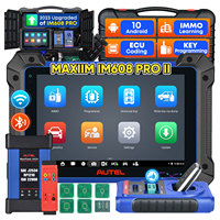 Autel Maxiim IM608PRO II Herramienta de programación de llaves de coche IMMO IKEY Máquina de programación Altar IM 608 PRO Diagnóstico automático OBD2 Escáner