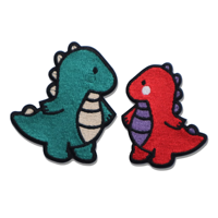Patch en tissu thermocollant brodé à la machine, forme ronde mignonne, dessin animé, pour vêtements, chapeaux et sacs, décoration DIY