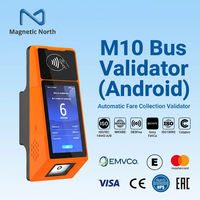 Terminal de Pago para Vehículos M10A, Validador de Autobús con Android 4G WiFi, Dispositivo de Pago con NFC, RFID, Mifare y Código QR, Android 13