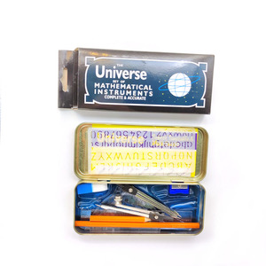 Juego de Matemáticas y Geometría de Metal de Alta Calidad, 13 Piezas, Caja de Geometría con Juego de Matemáticas Geométricas, Venta al Por Mayor - Product Image 1