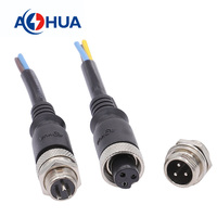 Fil de harnais de chemin de fer universel GX12 2 ~ 6Pin Type personnalisé moulé avec câble PVC 18/20/22/24 AWG