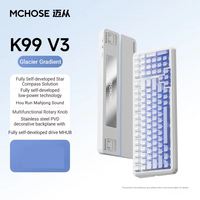 MCHOSE K99 V3 Customized Mechanical Wireless Keyboard Tri-Mode 10000mAh Multifunctional Knob Gaming Office Computer PC