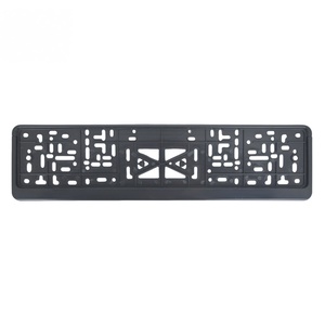 Marco de Matrícula Personalizado Europeo, Venta al por Mayor de Fábrica, Marco de Matrícula Semiaabierto de Una Sola Cara - Product Image 3