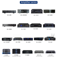 Amplificateur de puissance DJ 180W à prix d'usine, grande puissance, avec Bluetooth pour KTV