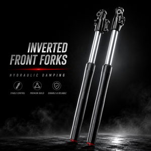 Forcella Anteriore Idraulica Invertita da 710MM con Ammortizzatori per Moto Dirt Bike 110cc 125cc 150cc - Product Image 1