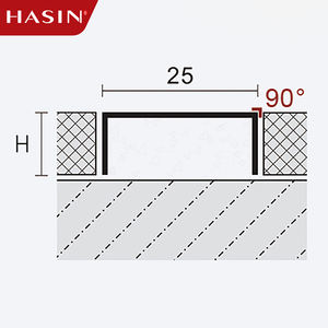 Nouveau produit 10mm en acier inoxydable rainure en U coin bande décorative or Rose <span class=keywords><strong>brillant</strong></span> garniture de carreaux de métal pour la décoration - Product Image 2