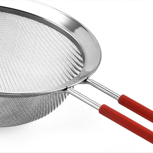 <span class=keywords><strong>Pasticceria</strong></span> Strumenti <span class=keywords><strong>di</strong></span> Cottura Utensili 8 centimetri 10 centimetri 14 centimetri Manico In Silicone In Acciaio Inox Farina Setaccio Setaccio - Product Image 2