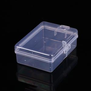 Boîte de rangement en plastique transparent 6,9x5x2,4 cm, conteneur rectangulaire en PP verrouillable pour petites pièces, bac de rangement pour piles - Product Image 2