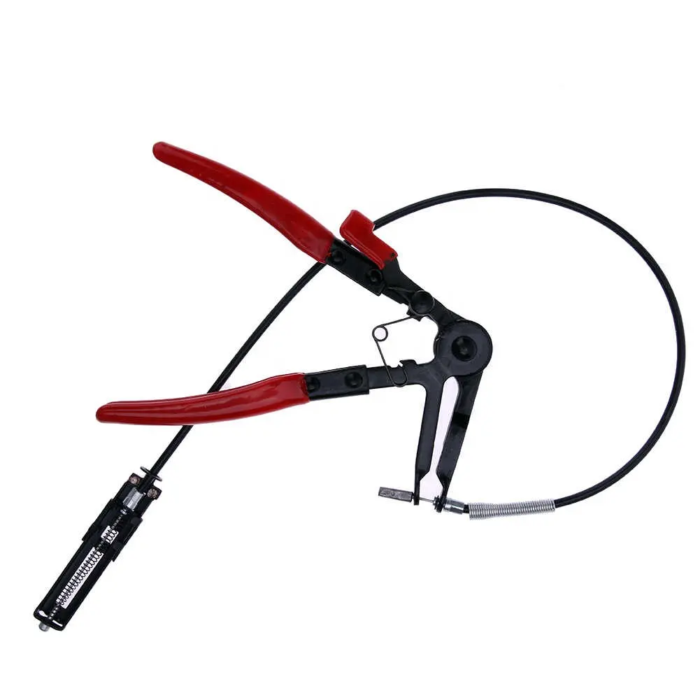 Alicate de braçadeira de mangueira automotiva, fio flexível longo alcance, ferramenta para reparos de veículos, alicates e braçadeiras, ferramenta manual de remoção