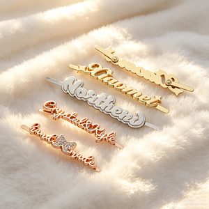 Fast Delivery Wholesale Custom Zinc Alloy Polished Metal Logo Tags Garment Metal <b>Name</b> <b>Labels</b> for Hoodie Sweater Jacket - Product Image 3