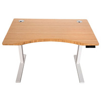 Bureau debout Style contracté bureau en bambou de levage réglable pour bureau maison usine de bambou bureau de levage en bambou