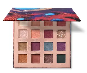 Paleta de maquillaje de ojos muy pigmentada, sombra de ojos metalizada, brillo mate, larga duración, la mejor oferta